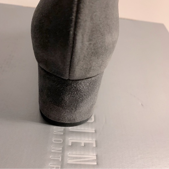 NWB la canadienne Jiji Women Suede boots Gray Elegant Size 7 M - Picture 7 of 11